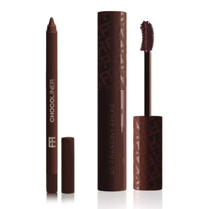 KIT FRAN CHOCOEYES MÁSCARA CILIOS MARROM E LÁPIS MULTIFUNCIONAL FRAN BY FRANCINY EHLKE