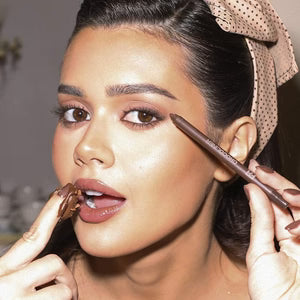 KIT FRAN CHOCOEYES MÁSCARA CILIOS MARROM E LÁPIS MULTIFUNCIONAL FRAN BY FRANCINY EHLKE